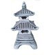 Pagoda doble en piedra artificial