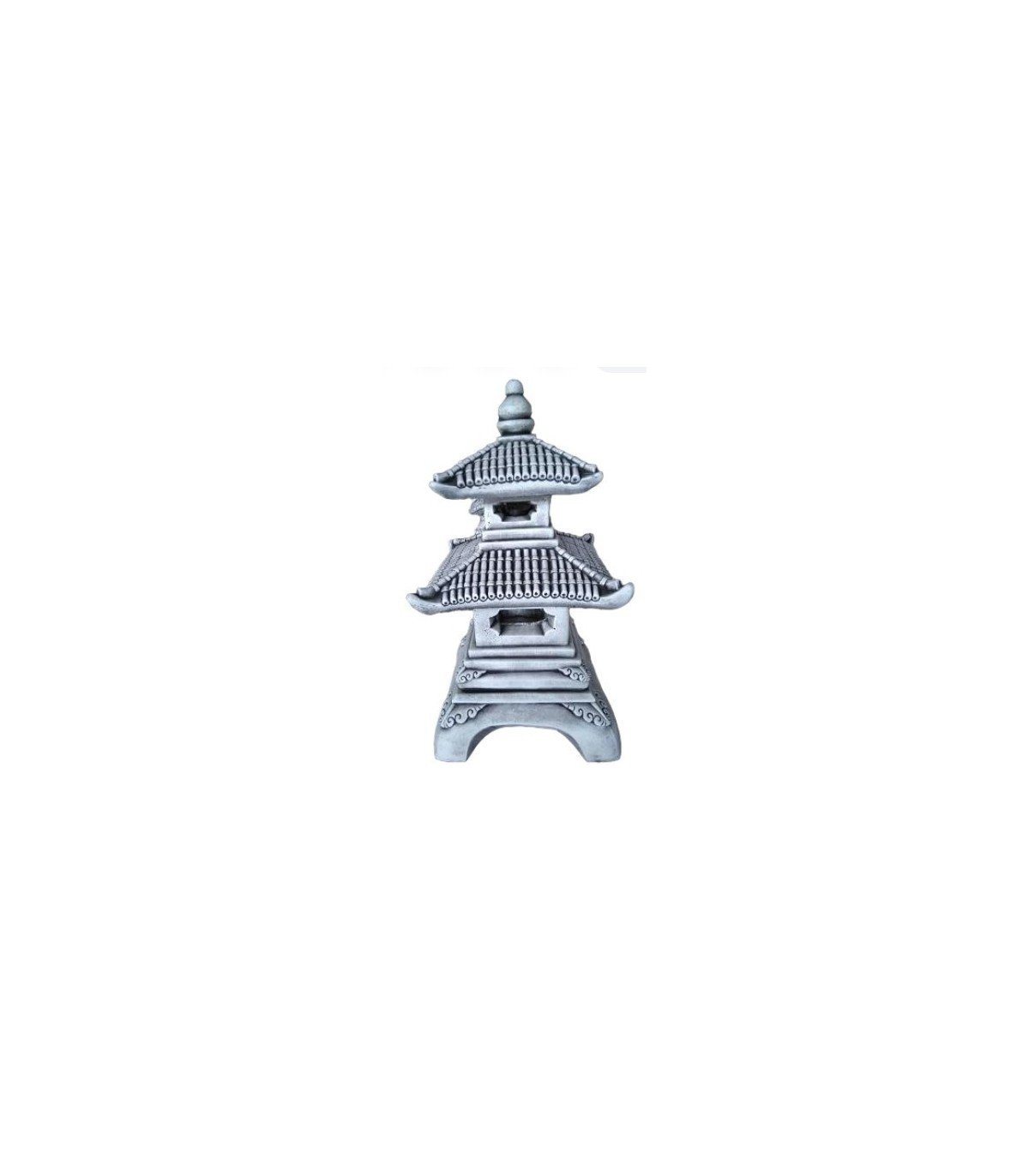Pagoda doble en piedra artificial