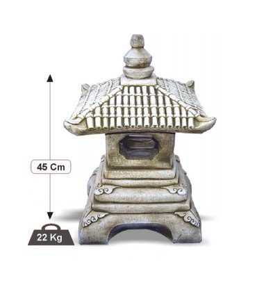 Pagoda en piedra artificial