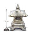 Pagoda en piedra artificial