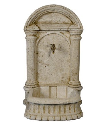 Fuente Romana ocre en piedra artificial