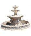 Fuente small extra gran Rosana Snow arena en piedra