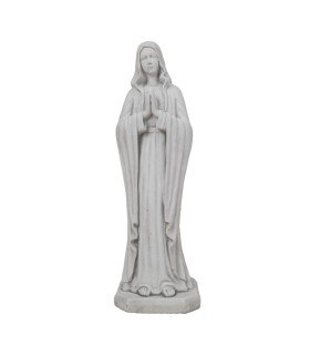 Virgen de Fátima en piedra artificial