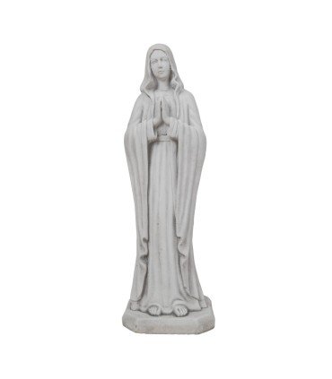 Virgen de Fátima en piedra artificial