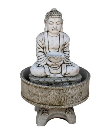 Fuente de Buda Laos en piedra