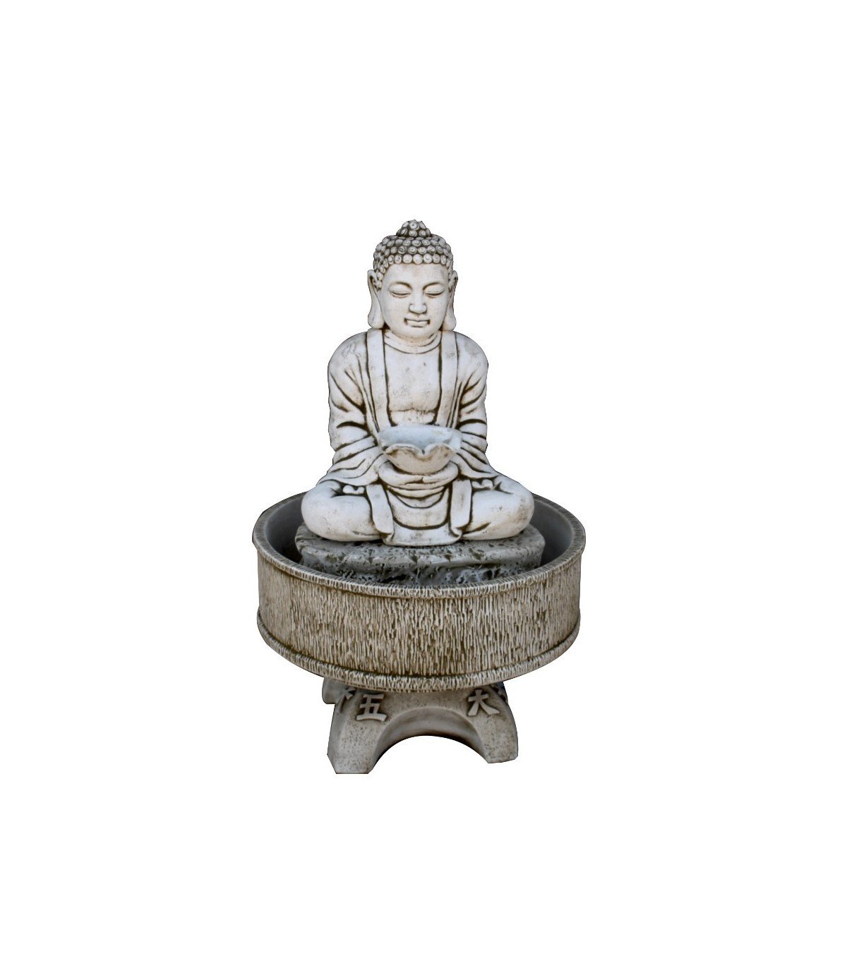 Fuente de Buda Laos en piedra
