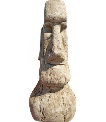 Moai súper en piedra artificial
