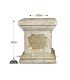 Pedestal natural en piedra artificial