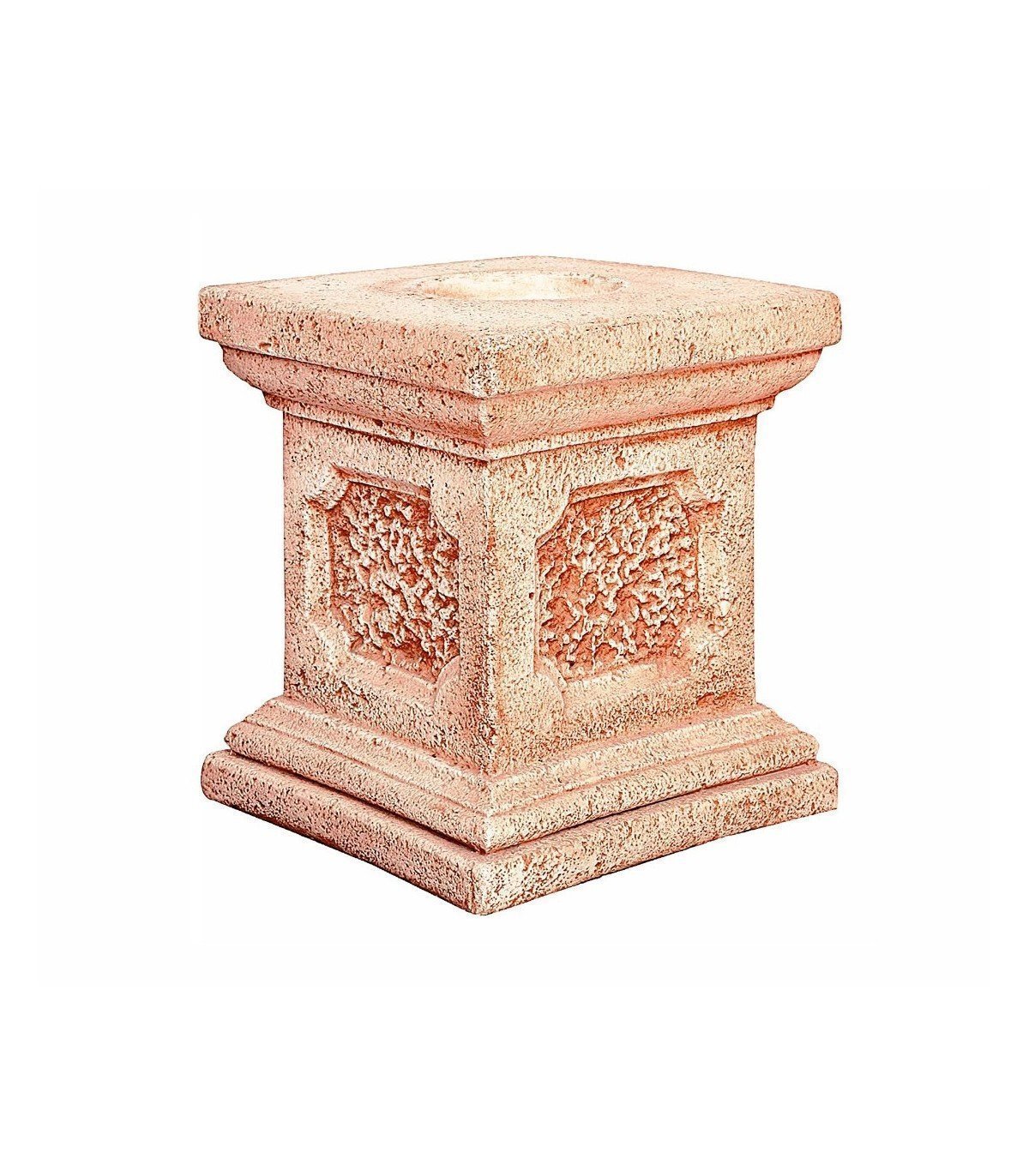 Pedestal natural pequeño siena en piedra artificial