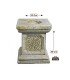 Pedestal natural pequeño en piedra artificial