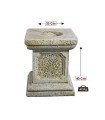 Pedestal Natural pequeño en piedra artificial