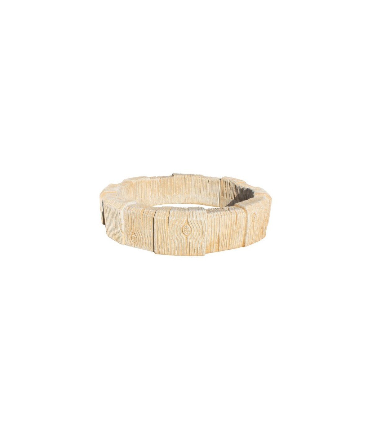 Alcorque bordo ocre en piedra artificial