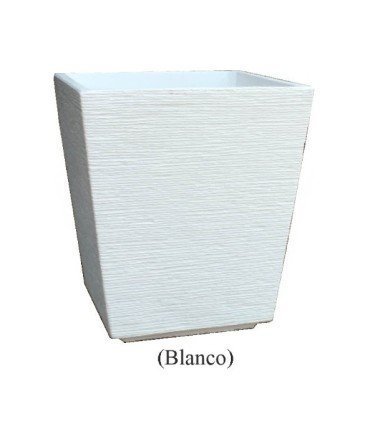 Jardinera Zamora blanca en piedra