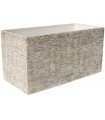 Jardinera futura 100 x 27 cm en piedra artificial