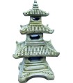 Pagoda triple en piedra artificial.