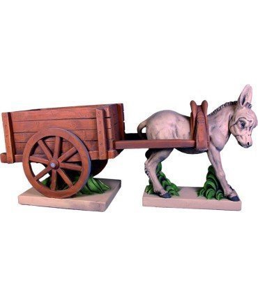 CARRO CON BURRO GRANDE COLOR 170 CM.
