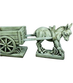 CARRO CON BURRO GRANDE 170 CM.