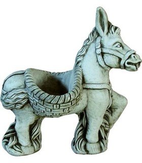 Burro en piedra artificial
